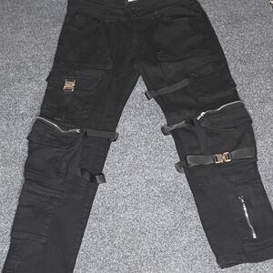 Men's Black Cargo Pants